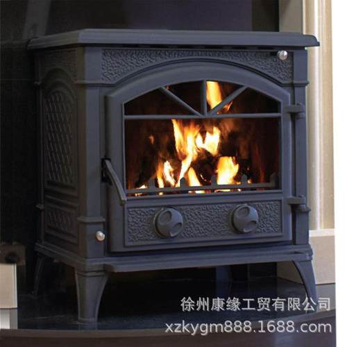 厂家直供室内装饰真火壁炉家用采暖壁炉欧式铸铁壁炉观火独立壁炉