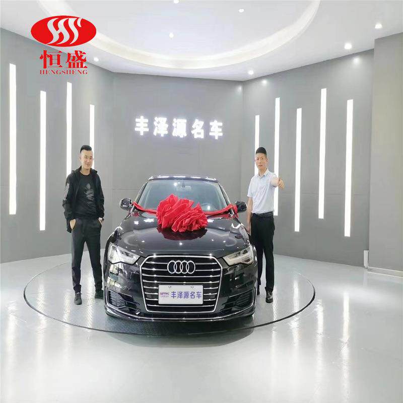 汽车转台展厅薄旋转展示台大展车旋转XVK台型超旋转台电动汽车旋