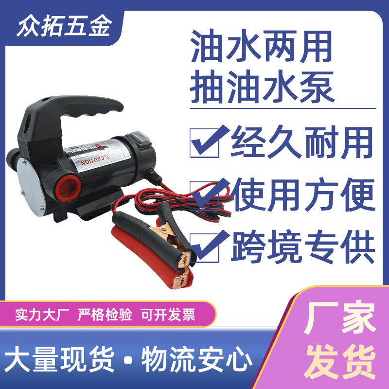 油水两用电动抽油泵抽水泵正反转12V24V220V加油机厂家供应家用