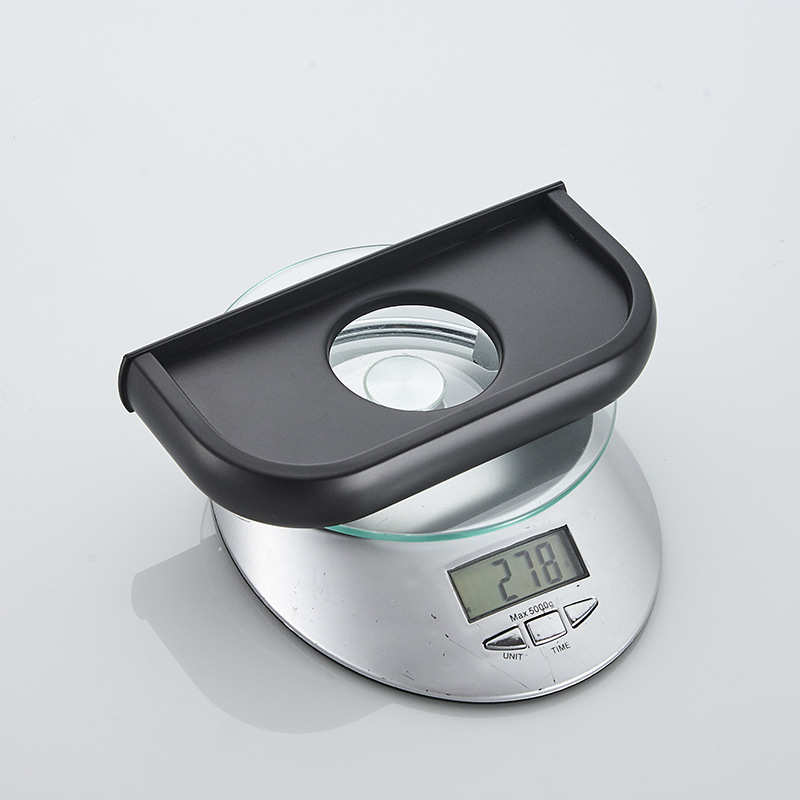 厂家直销 黑色不锈钢牙刷杯架置物架浴室免打孔壁挂式漱口杯架子