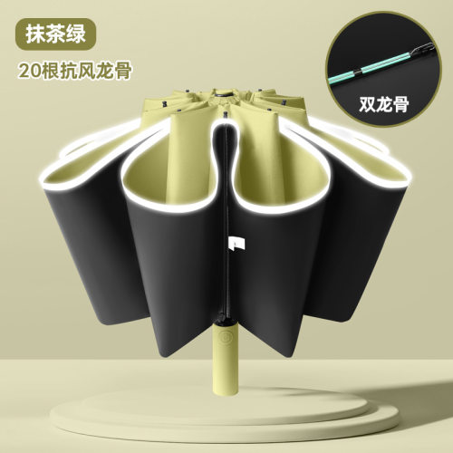 雨伞龙骨黑胶晴雨两用抗风伞坐