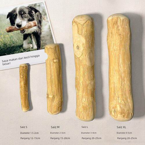 Coffee Wooden Dog Chew Toy Tooth Pressure Relief, Pet Toys