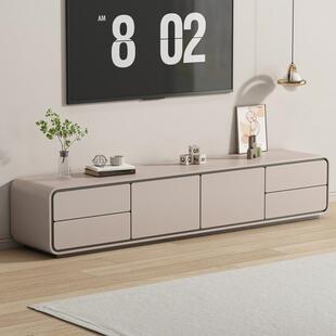 桦崟轻奢意式高级感电视柜落地客厅家用茶几组合整装储物柜小户型摆件饰品床笠拉车