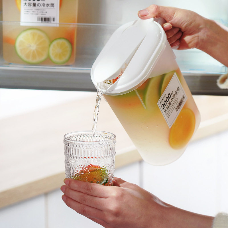 装绿豆汤容器食品级塑料柠檬茶冷水壶酸梅汤瓶子摆摊冰粉红糖水桶图片