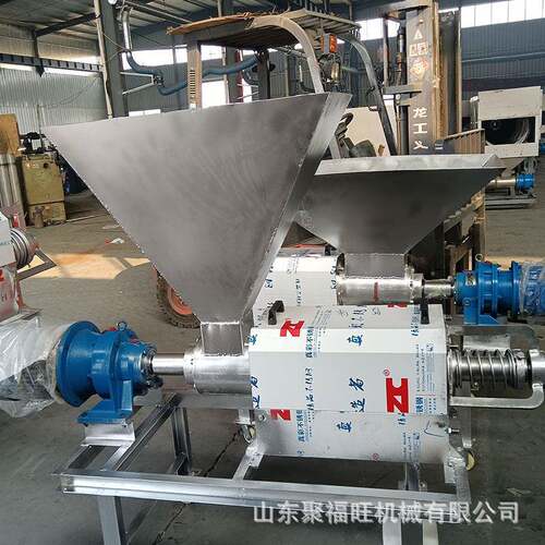 养殖牛粪水泡猪粪脱水机纸浆酒糟脱水机滚筒式固液干湿分离机