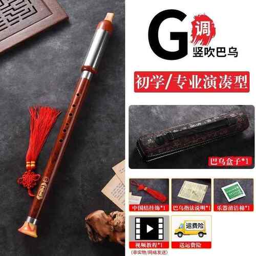 新款巴乌横吹成树脂器竖吹仿奏红木C调B调G调F调小学生人演初学乐
