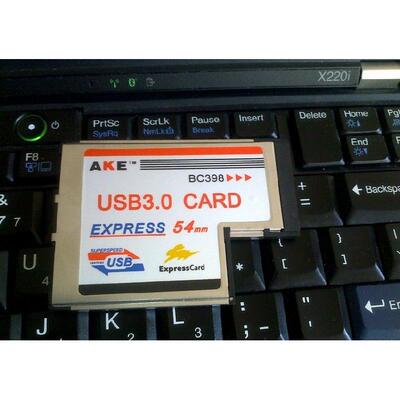 奇熊NECXG笔记本USB3.0扩展卡PCMCIA Express 型口转usb 3.0 54mm