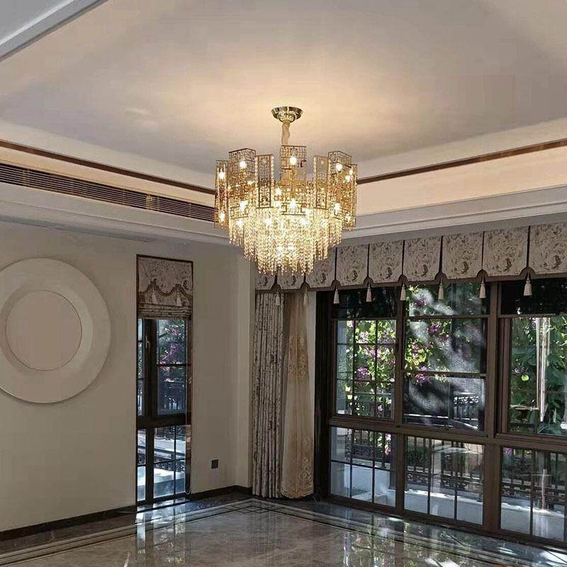 意大利轻奢埃及进口水晶吊灯新款客厅别墅大厅复式楼餐厅艺术灯具