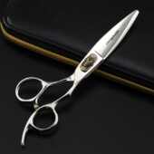 平剪 6.0寸龙头盖板 理发剪 大滑刀美发剪刀 刘海剪 柳叶