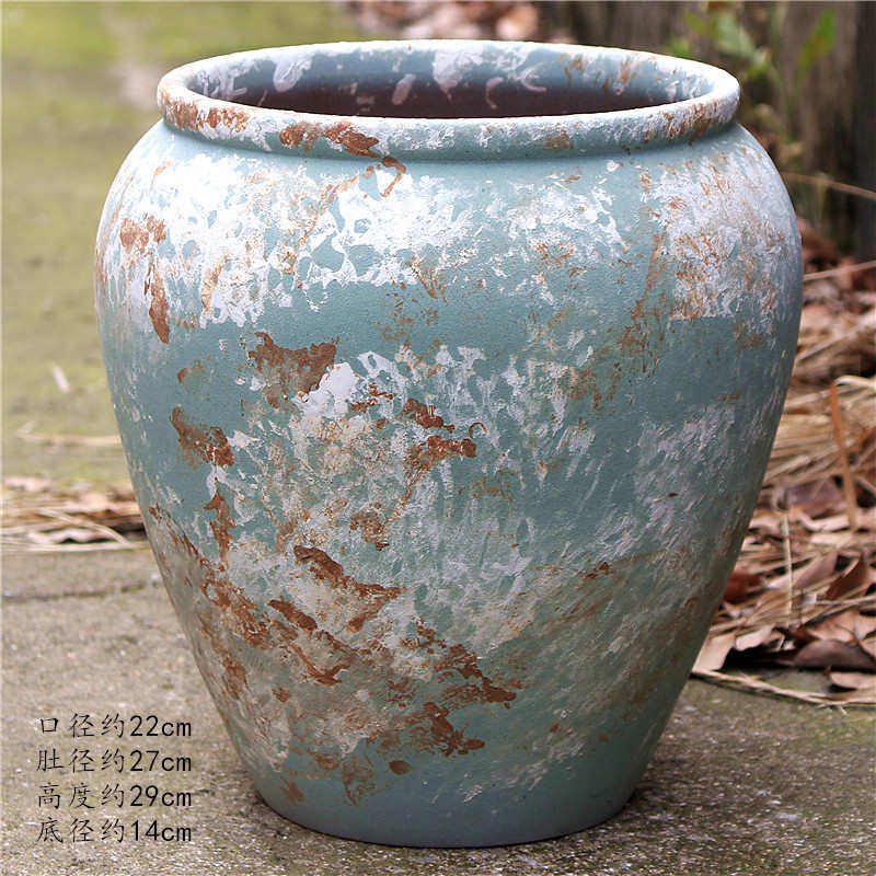 景德镇新中式花瓶陶瓷种花盆复古陶罐干花客厅插花现代简约摆件盆,鲜花速递/花卉仿真/绿植园艺,花盆,淘宝优惠券,粉丝福利购,淘宝优惠卷