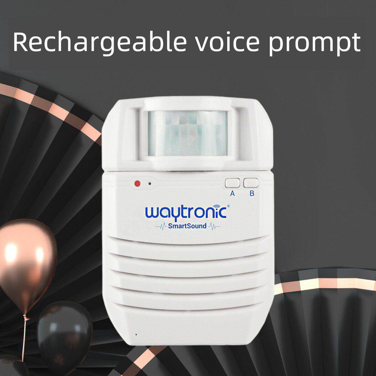 充电可录音店铺红外线人体感应门铃迎宾器商场扶梯智能语音提示器