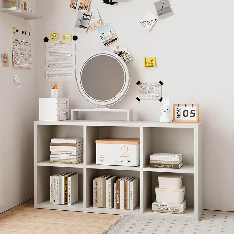 书架桌子组合格子柜落地矮柜卧室简约现代百搭家用储物柜收纳柜子,住宅家具,书架,淘宝优惠券,粉丝福利购,淘宝优惠卷