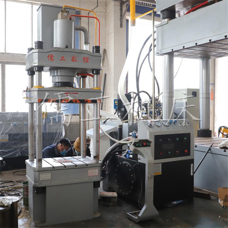 山东工直供2儒00大号空灵鼓压成型压机 200t200制T四柱拉伸液压吨
