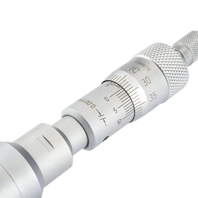 青海青量小孔内径千分尺两瓣型机械内孔微孔通盲孔测量2-6mm0.001