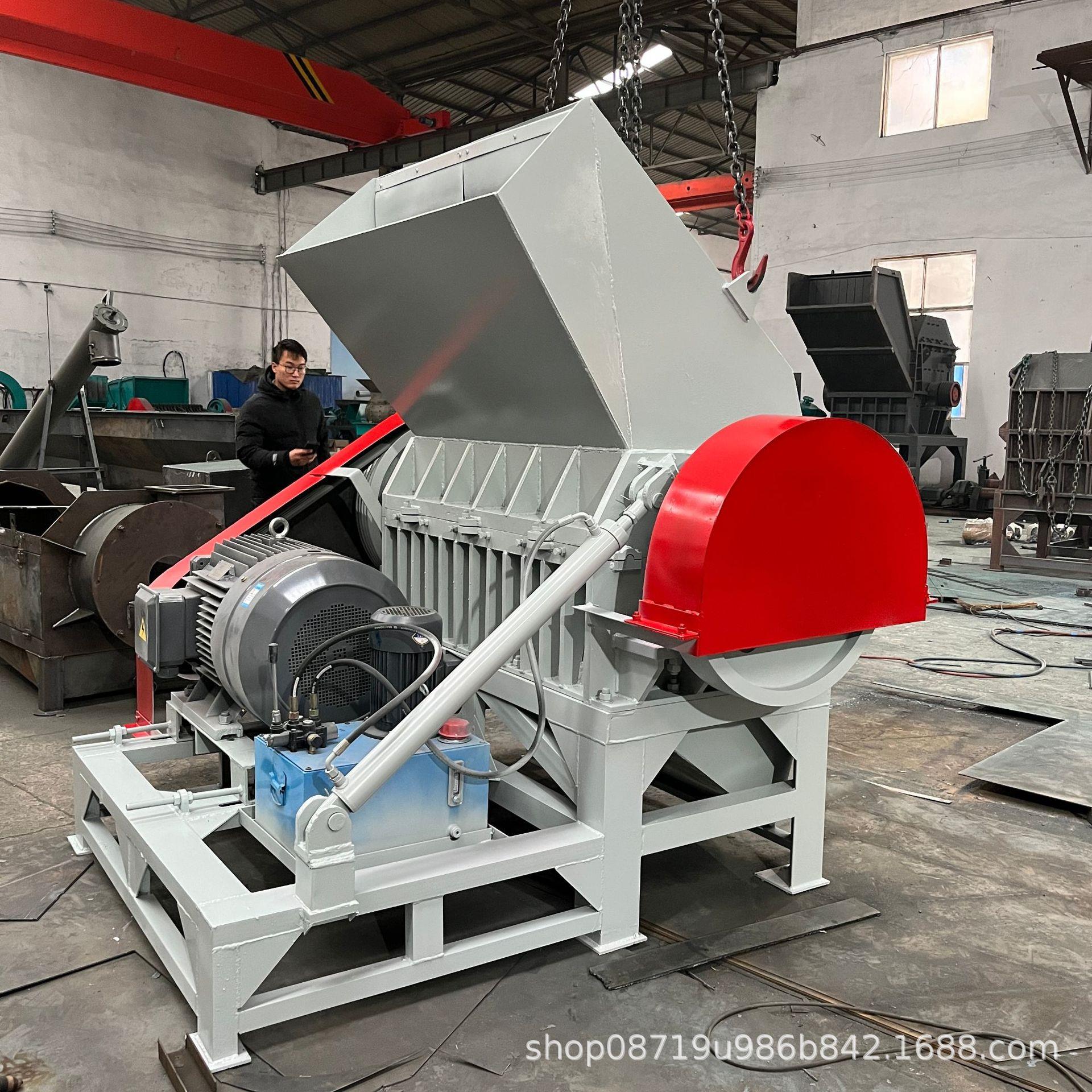 1000加重型塑料粉碎机内部爪刀设计可粉碎整个托盘机头料
