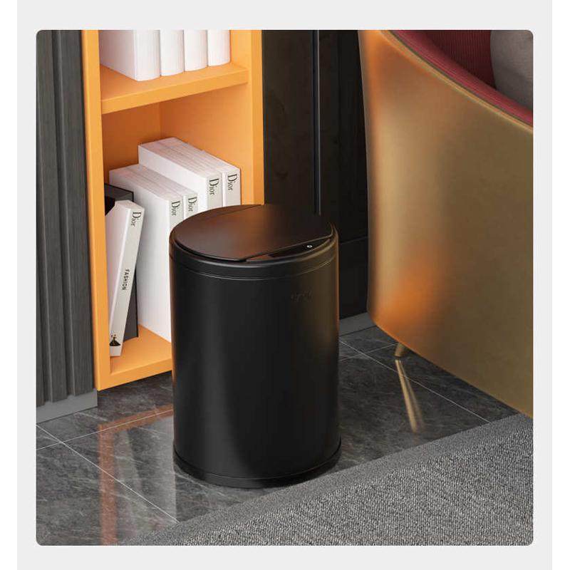 GAOK圆形不锈钢垃圾桶智能感应家居厨房收纳桶全自动开盖,家庭/个人清洁工具,垃圾桶,淘宝优惠券,粉丝福利购,淘宝优惠卷