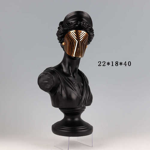 人物创意简约轻奢摆件树脂客厅工艺品玄关饰品软装装摆件现代北欧