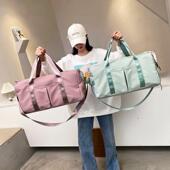 新款 旅行包干湿分离运动瑜伽健身包女大容量短途旅行包袋