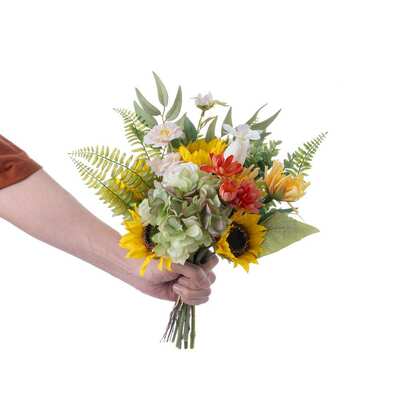 手落英缤纷捧花花手札玫瑰家居装饰饰墙花束仿真设计花假cf01431