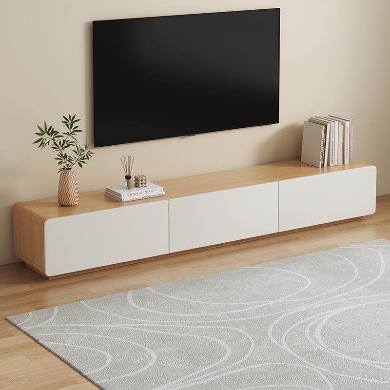 实木电视柜茶几组合现代简约家用客厅储物柜小户型落地式电视新品