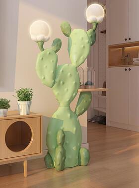 多巴胺仙人掌大摆型地件客厅沙发旁置物落居装家饰灯绿植QWC乔迁