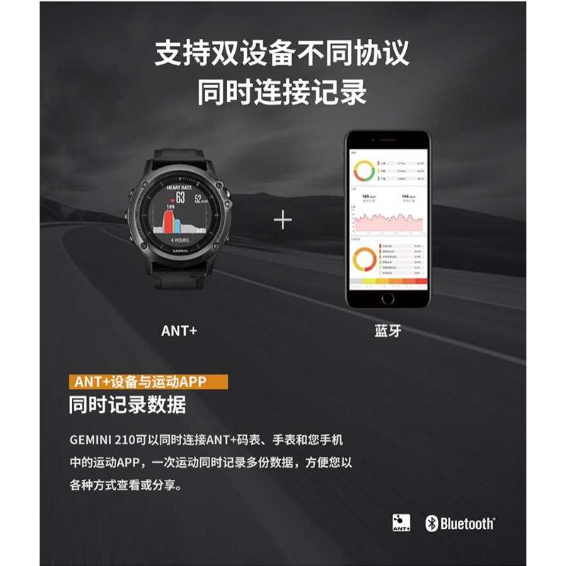MAGENE迈金心率带胸带踏频速度ANT+接收器/蓝牙双协议健身骑行用