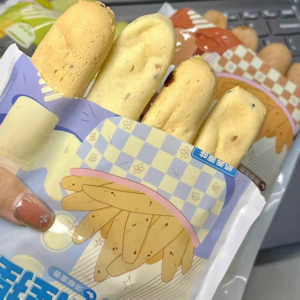 指麻薯捏捏面解荐馋零食糕点LYU休闲早八手推代包餐