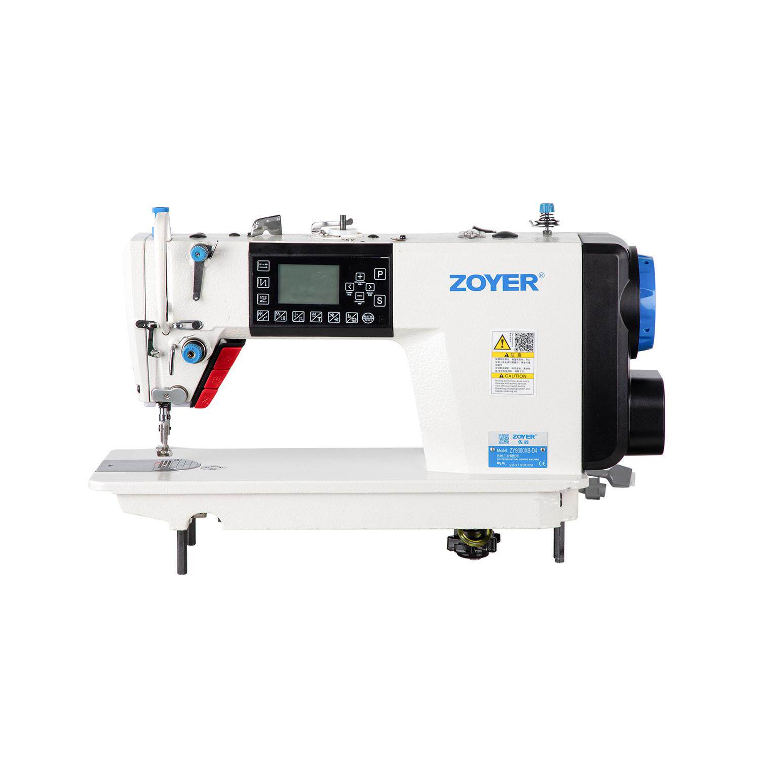 ZY9000B-D4高速4自动单步进电脑平车平缝机9种线迹工业缝纫机厂家