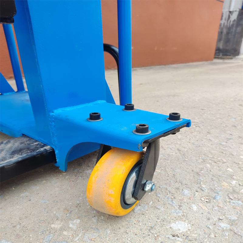 小型携车式遥升降控叉车 电动液压便随叉 1吨264货物全自动随车叉