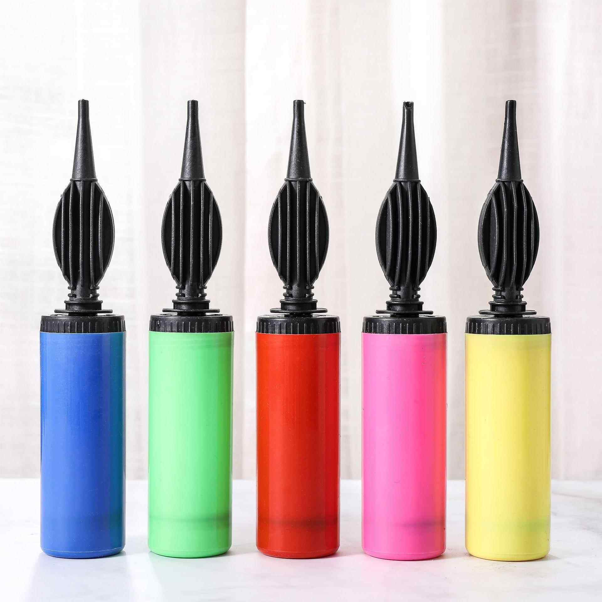 手持气球打气筒手动充气瑜伽球游泳圈跳跳马通用便携式手推充气泵