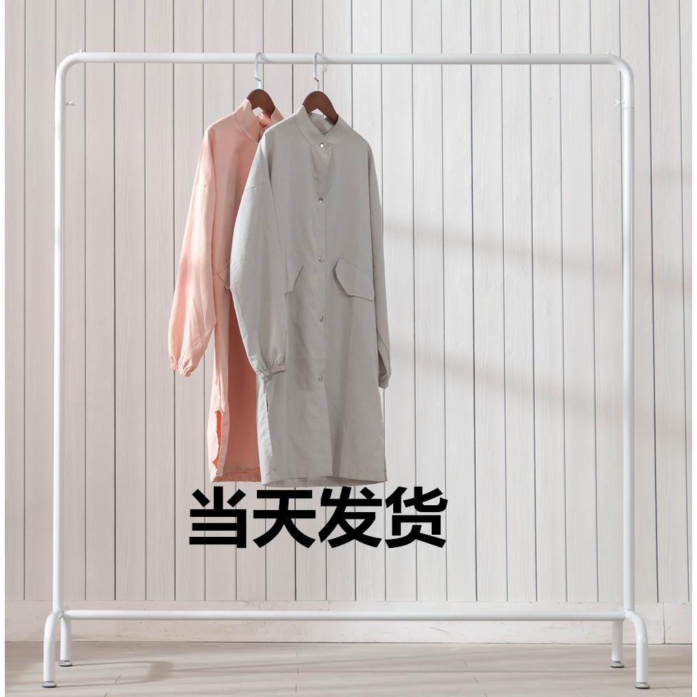 服装店展示架婚纱男女服装店挂衣架落地式白色货架龙门架商场架子