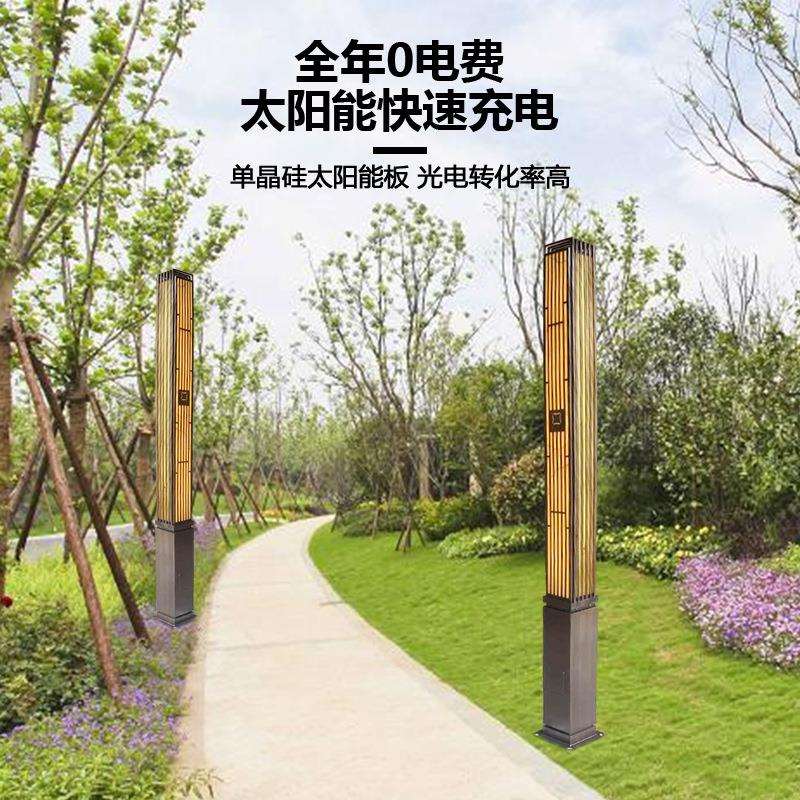 户外方形景观灯庭院灯不锈钢拉丝园林小区公园LED景观草坪庭院灯