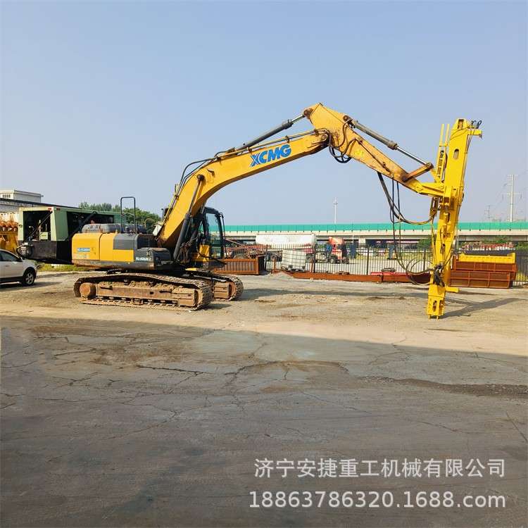 光伏发电全液压挖改钻机房屋地基挖改螺旋钻孔机山地凿岩气动钻