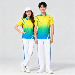 中国国家队运动短袖t恤男女夏季佳木斯广场舞中老年健步走运动服