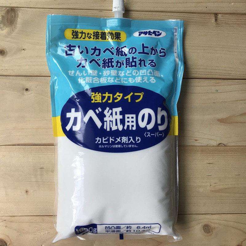 日本原装进口糯米胶墙纸墙布湿胶淀粉胶F4星胶水粘性强即贴即住