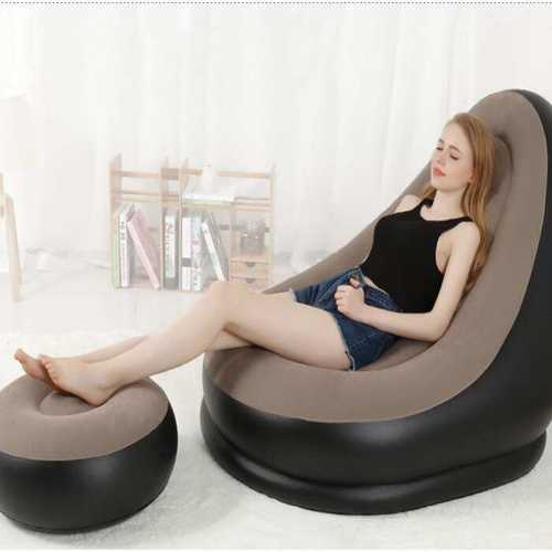 厂家直销充气懒人沙发家居户外便携充气午休沙发躺椅现货批发