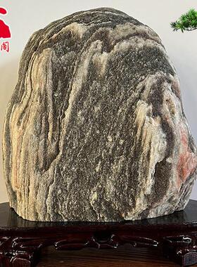 泰山石敢当正宗摆件天然原石办公室靠山石风水石摆件客厅家居玄关