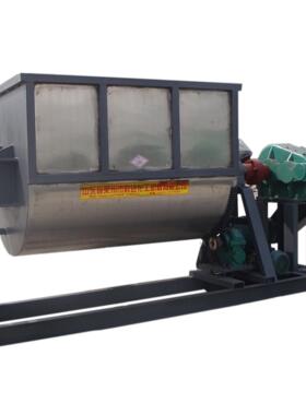 厂家供应35t卧式真石漆搅拌机大型间歇式3吨真石漆混合机