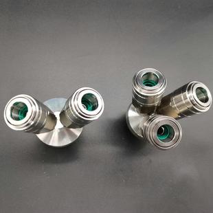 C快接速自锁气动头圆三通圆二通气配管快插工具394空压机气式 泵件
