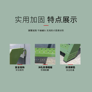 直梯 创铭铝合金挂梯箱货车登车梯子铝合金登车梯登高梯子带挂钩