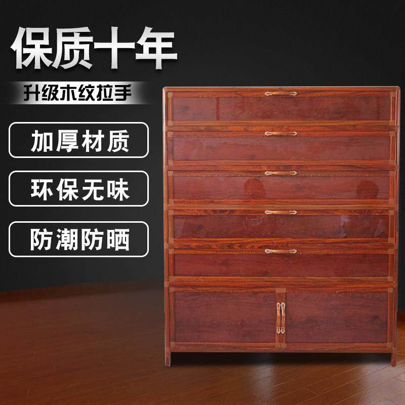 包邮加厚鞋柜防水防晒铝合金鞋柜大容量超薄阳台室外玻璃柜