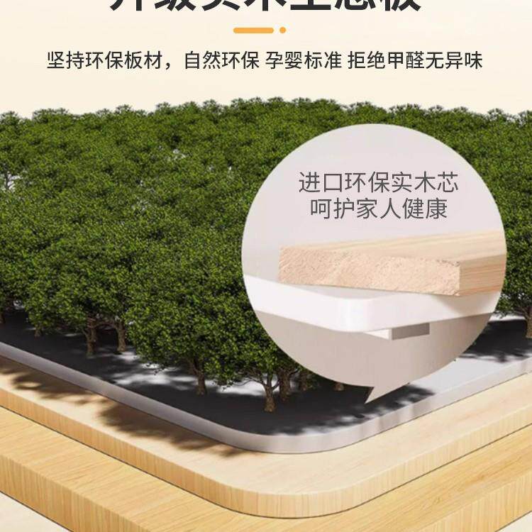 跨床桌可移动床边桌懒人床上学习桌实木书桌电脑桌小户型床尾桌子