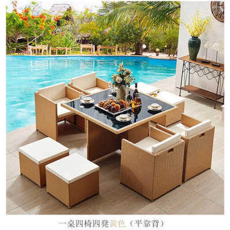 北欧户外藤椅藤桌组合休闲酒店咖啡厅露天阳台花园庭院仿藤五件套,商业/办公家具,商用藤编家具,淘宝优惠券,粉丝福利购,淘宝优惠卷