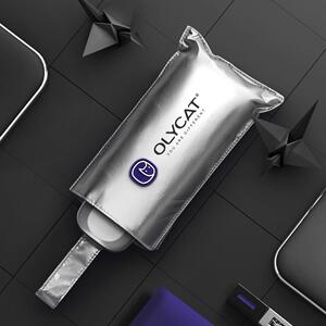 Olycat专业钛银防晒伞，防紫外线冷却，紧凑，便携，超轻平伞5折