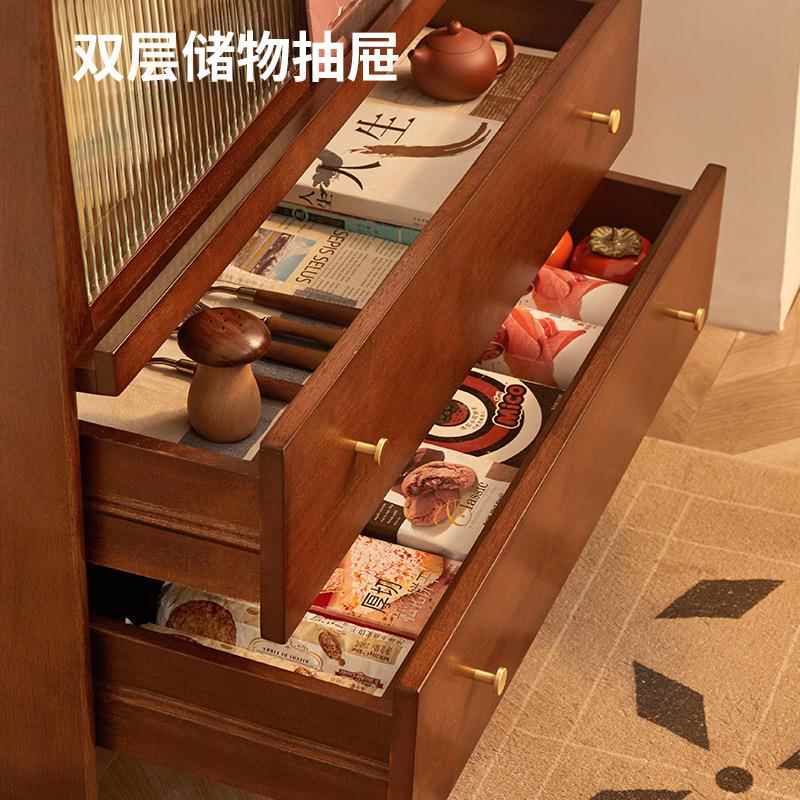 实电视木柜边柜物客RF-HD374厅立柜高边柜代简约斗柜现储柜