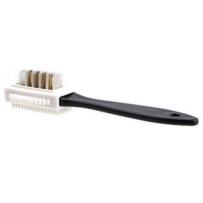 3 Side Cleaning Shoe Brush Plastic S Shape Shoe Cleaner For