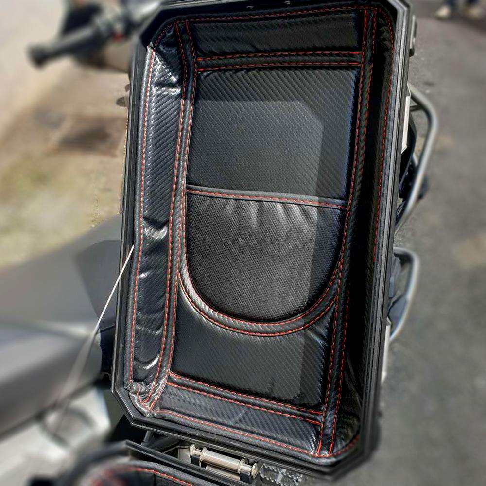 适用宝马F800GS行李箱内胆内衬包顶盖三件套新款后备箱垫