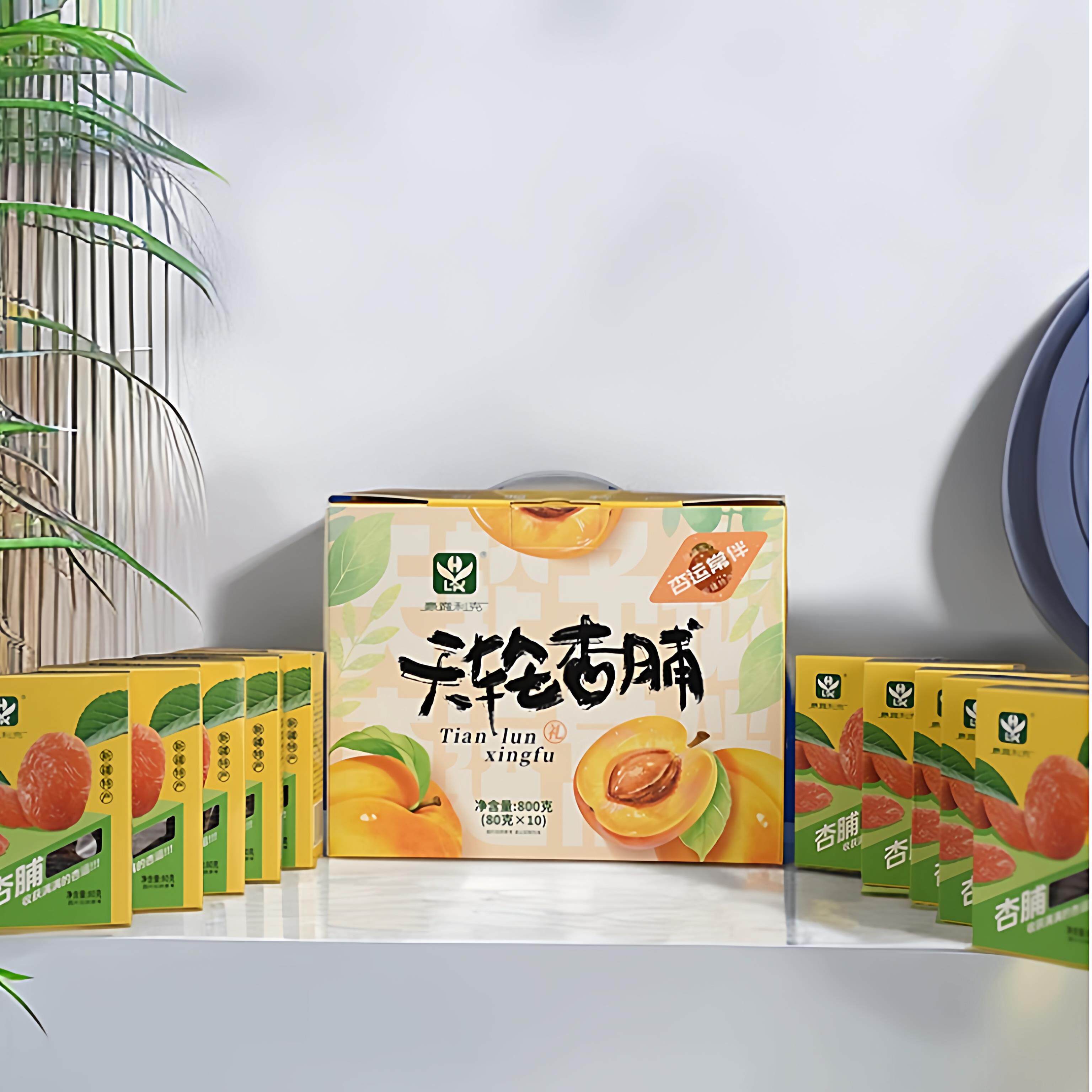 800克天轮杏脯新疆特产礼盒装包邮酸甜零食年货解馋果脯蜜饯