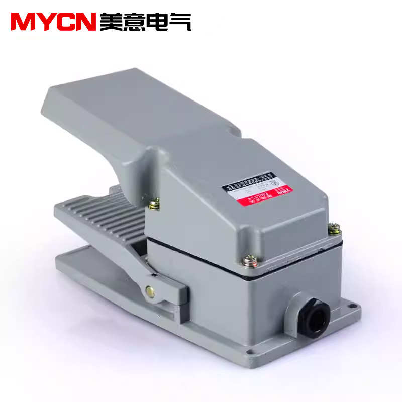 LT4脚踏开关金属壳脚踩开关 自复位不带线220V380V机床配件踏板