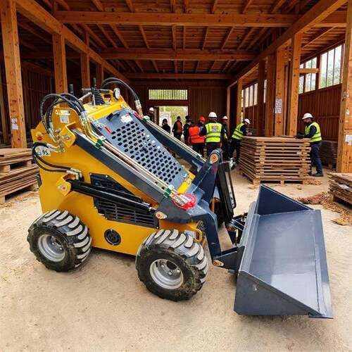 全地形轮式滑移装载机外贸出口微型工程铲车460型多功能装载机